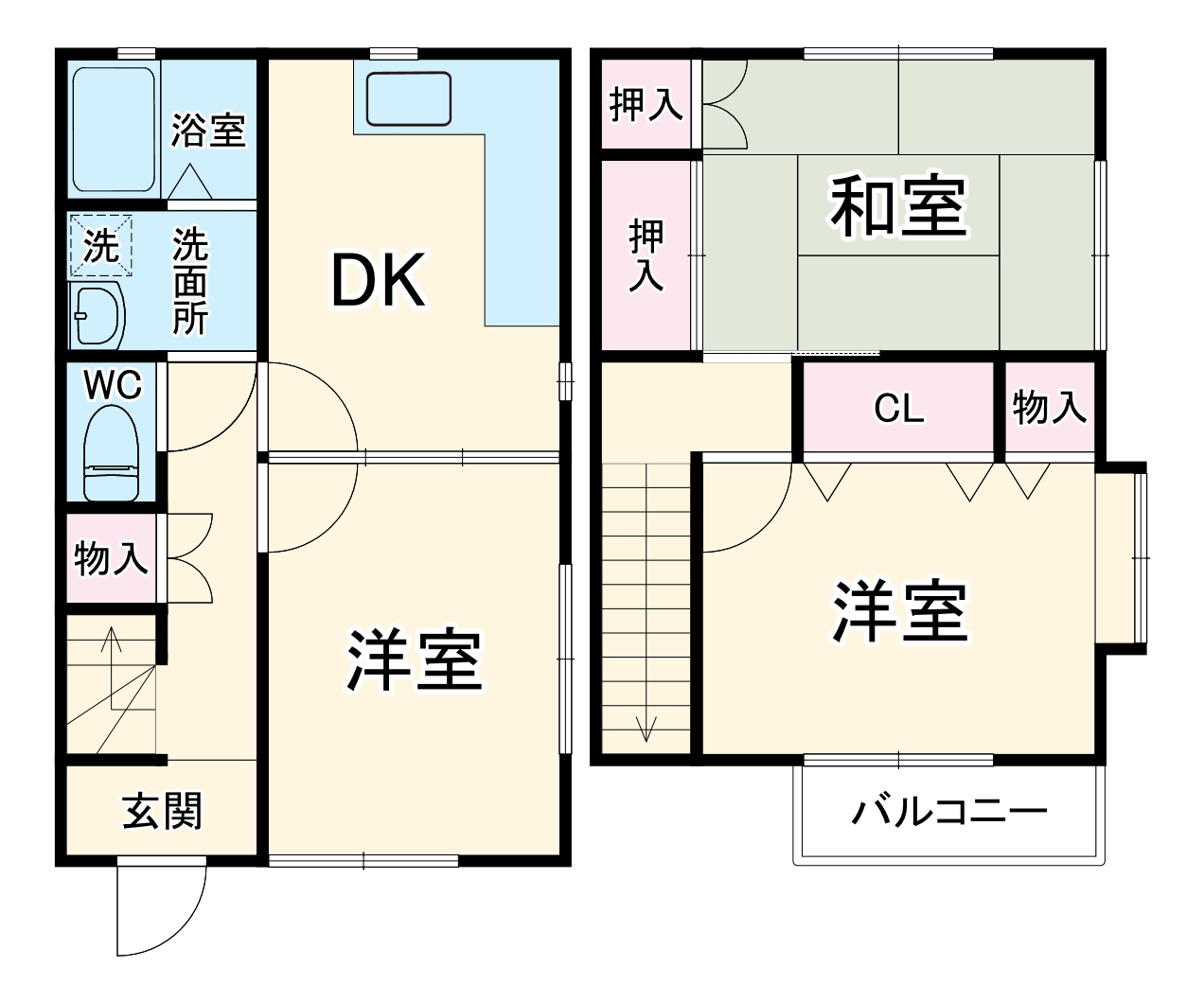 ツインクルハウスの間取り