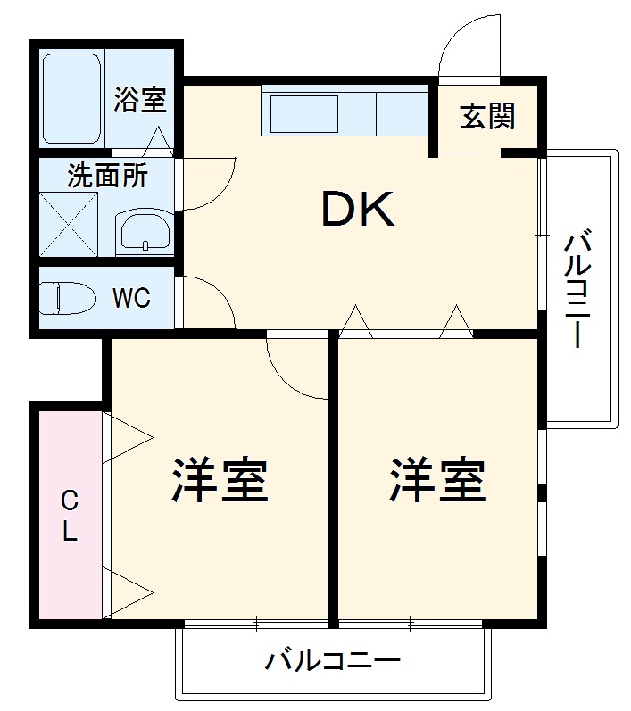 パインツリー港南台の間取り