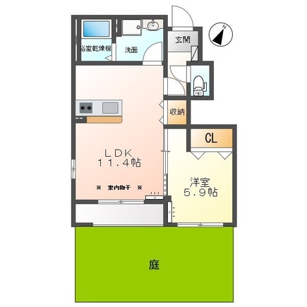 エバーレジデンスの間取り