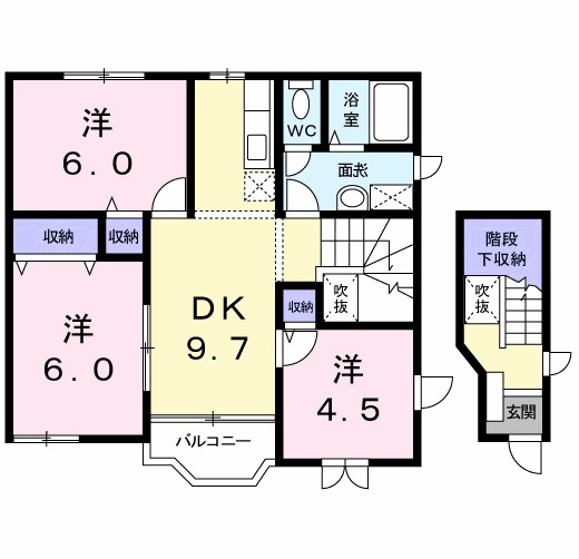 ルミエールBの間取り