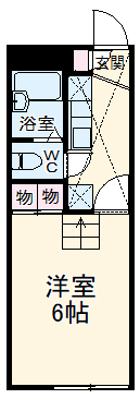 レオパレスマグノーリアの間取り