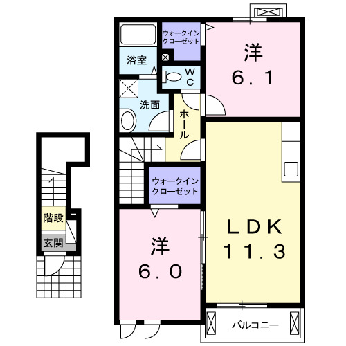プラシードの間取り