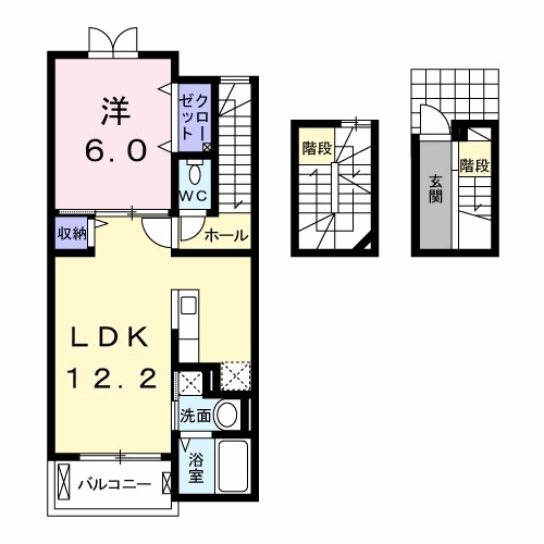 トレヴィⅡの間取り