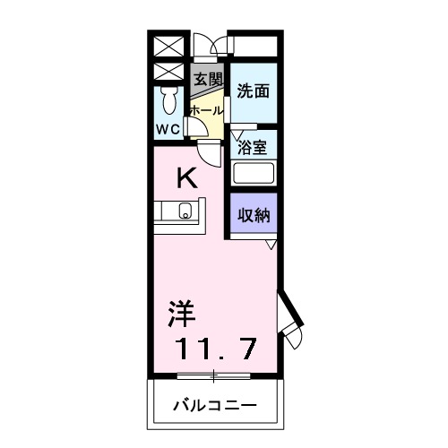 カーサ・セレーノの間取り