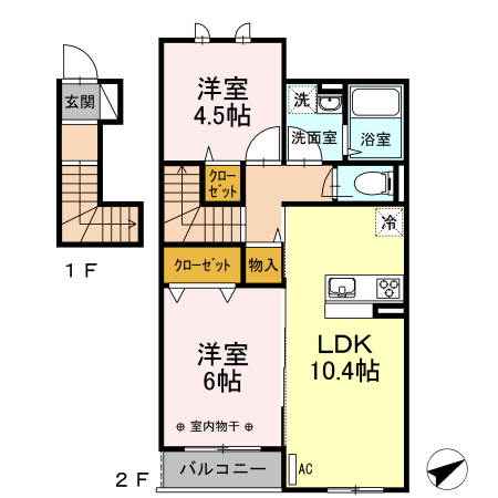 コンフォートレジデンス上大岡ⅨA棟の間取り