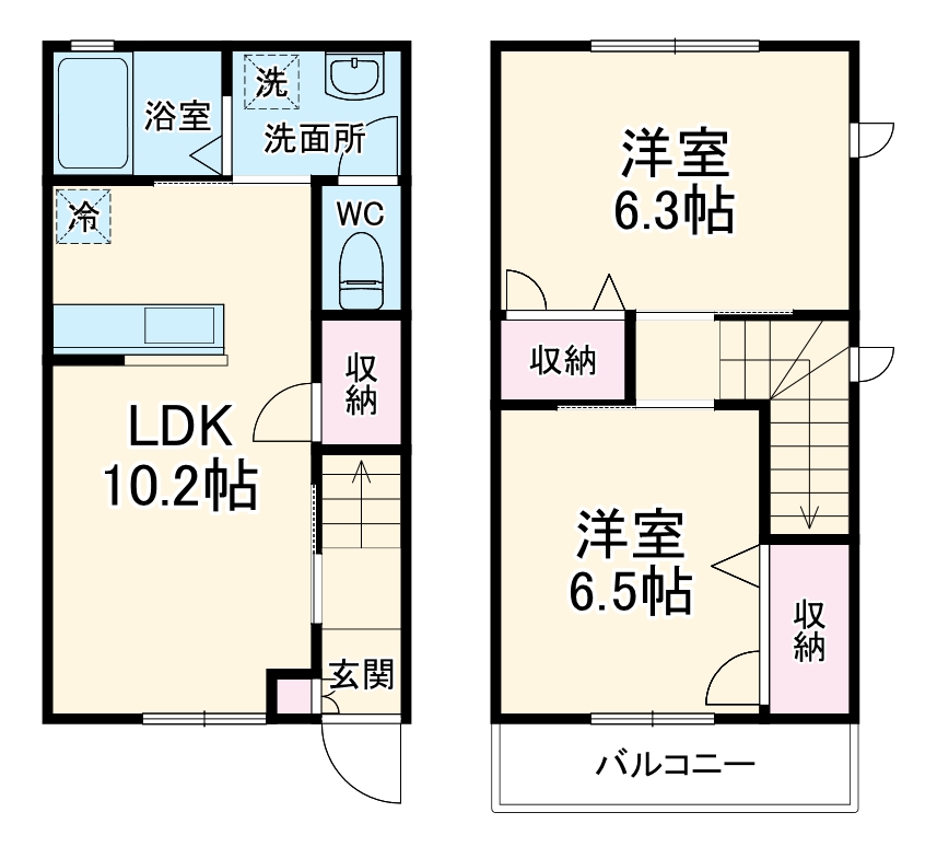 プレジール湘南の間取り