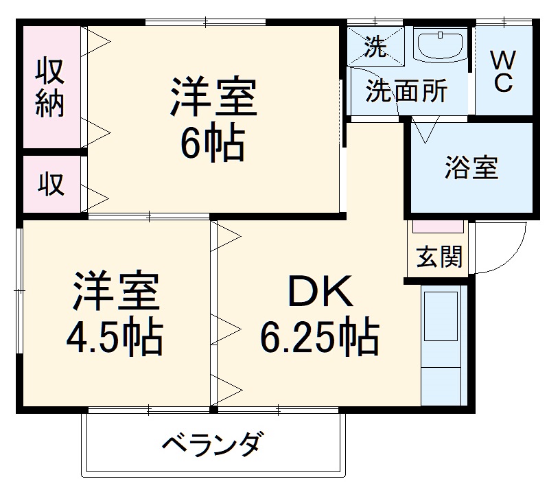 ソシエ南原の間取り