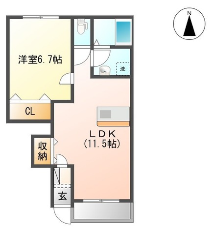 ウイング コートの間取り