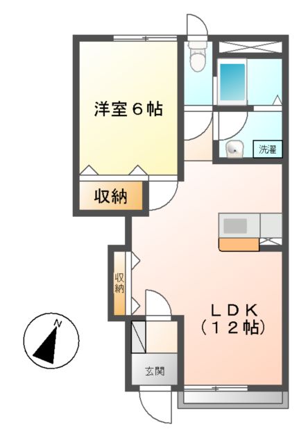 アクアブローの間取り