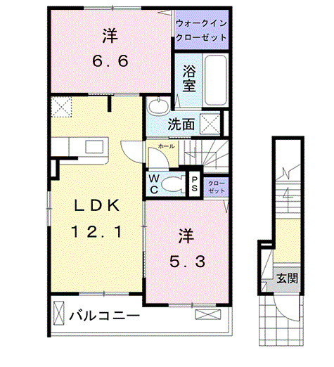 サングレイスAの間取り