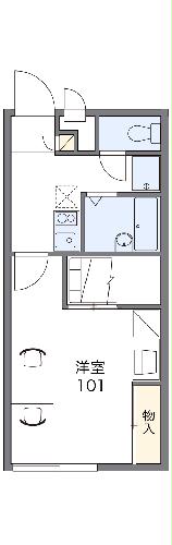 レオパレスサイプレスの間取り