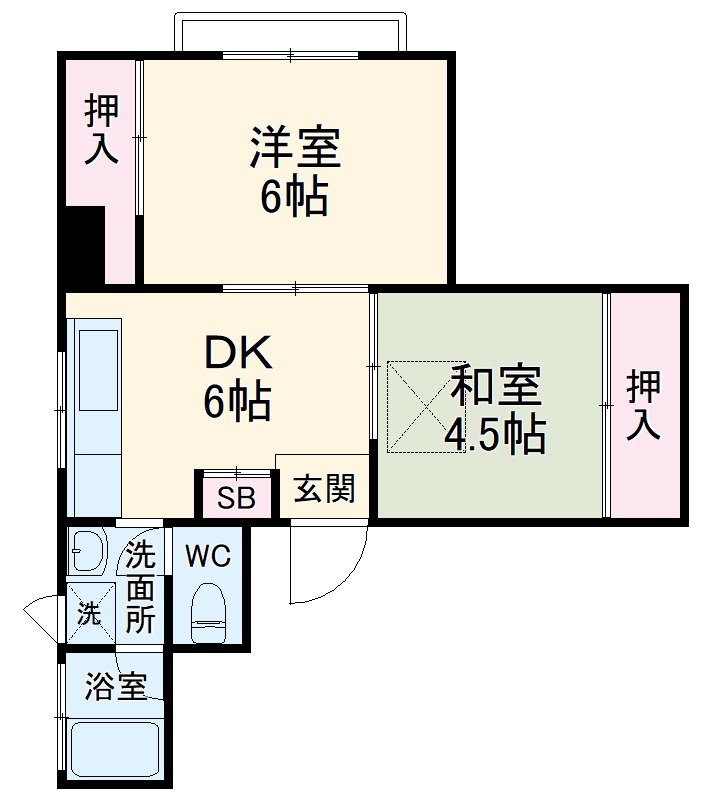 シティハウス鈴木の間取り