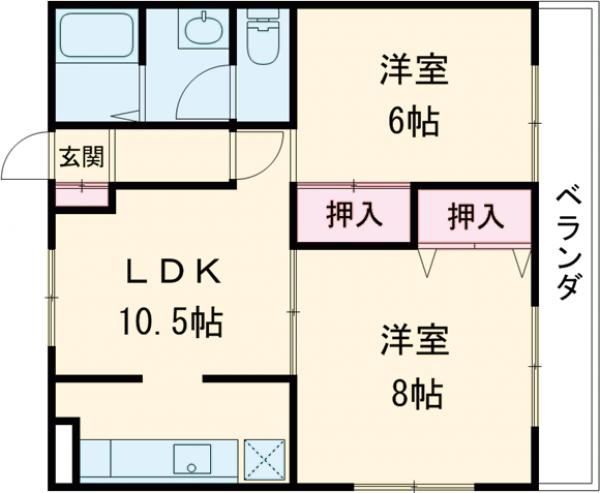 AIKAWAマンションの間取り