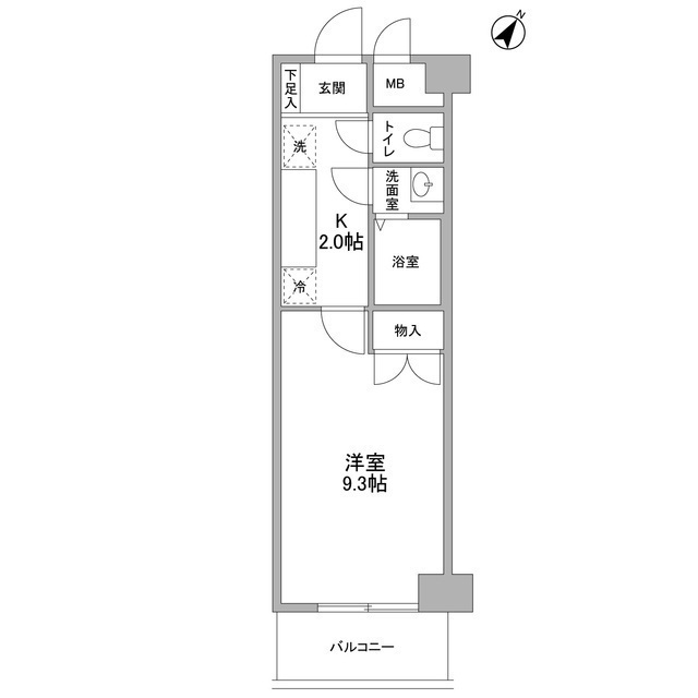 CASSIA東千葉の間取り