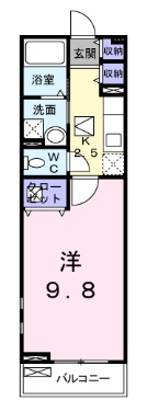 フランシーズの間取り