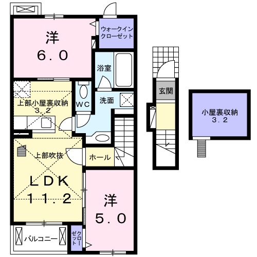 エピナールⅥの間取り