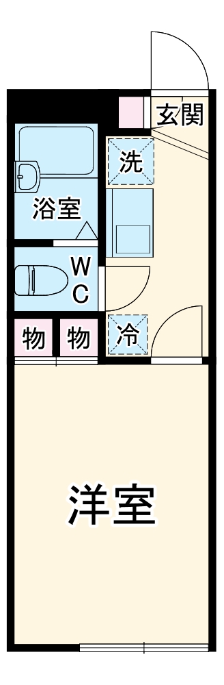 レオパレスアイーダの間取り