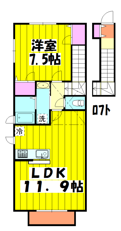 プラジールの間取り