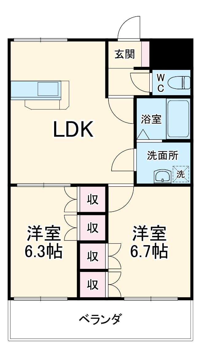 ガーデンプレイスの間取り
