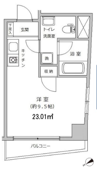 コートブランシュの間取り