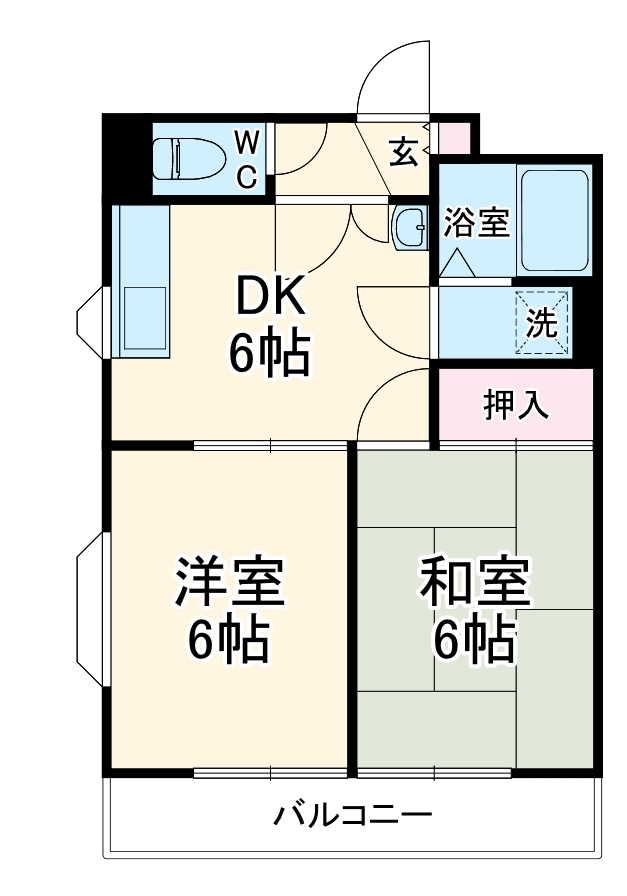 エレガンス小川の間取り