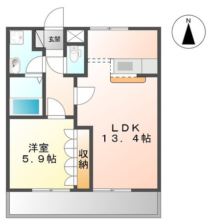 ユーパークAの間取り