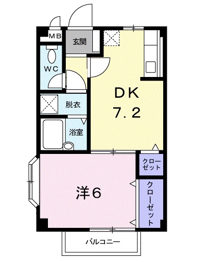 ボヌール Aiの間取り