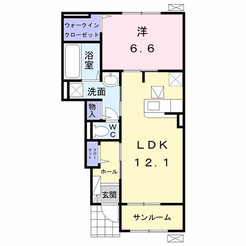 アリエッタ Ⅲの間取り