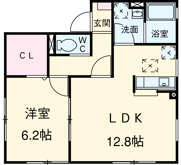 ウィンディアCの間取り