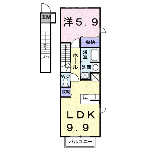 デフィー・ホワイトの間取り