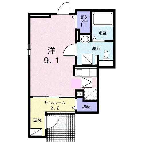 ベルエアーの間取り