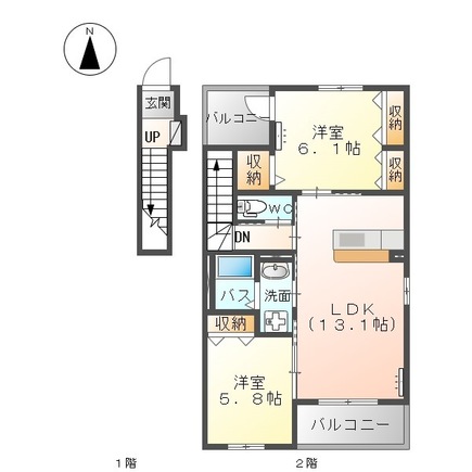 Le・yuzuの間取り