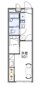 レオパレス三ッ沢上町Ⅱの間取り