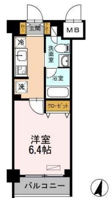 カスタリア武蔵小杉の間取り
