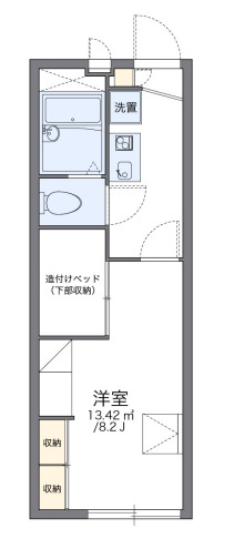 レオパレス彩の間取り