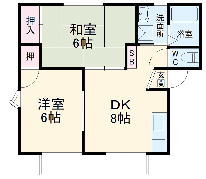 メゾン・ヒデの間取り