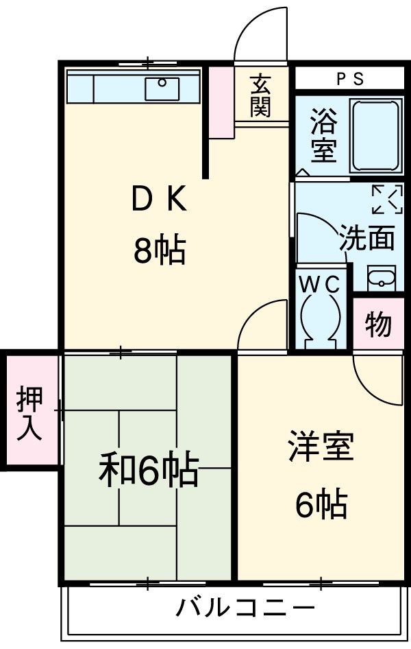 ベルグラーデ城北の間取り