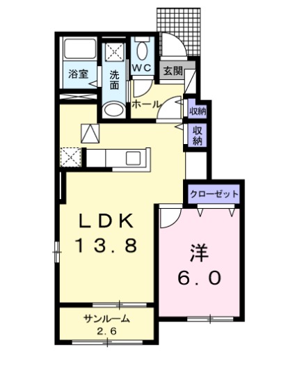フィールドヒルズCの間取り