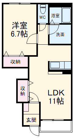 スターステージAの間取り