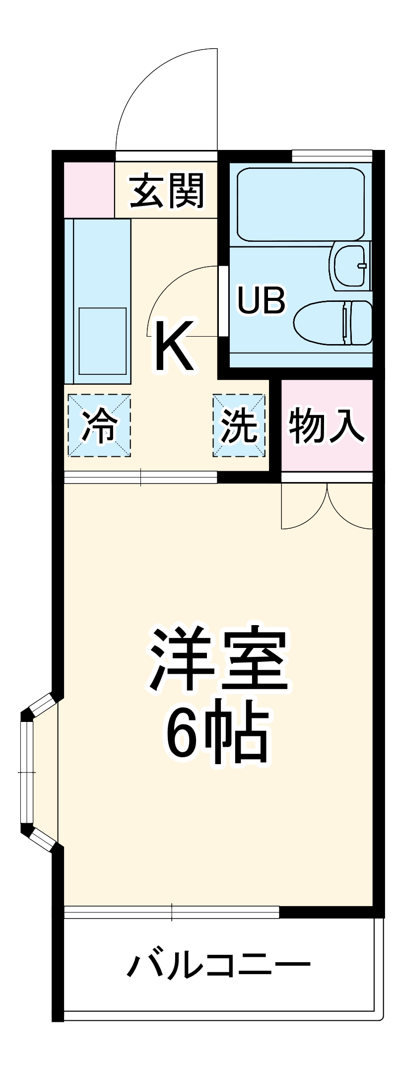 グランデュール本川越の間取り