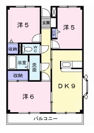 グリーンハイツ稲垣Ⅱの間取り