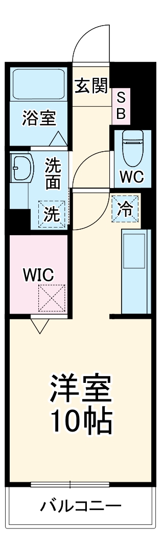 メルヴェーユ花水木 Ⅰの間取り