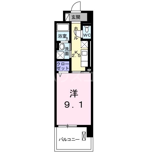 カーサ ドマーニの間取り