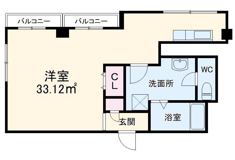 西船の完工年月(1969年5月)築の賃貸マンションの間取り