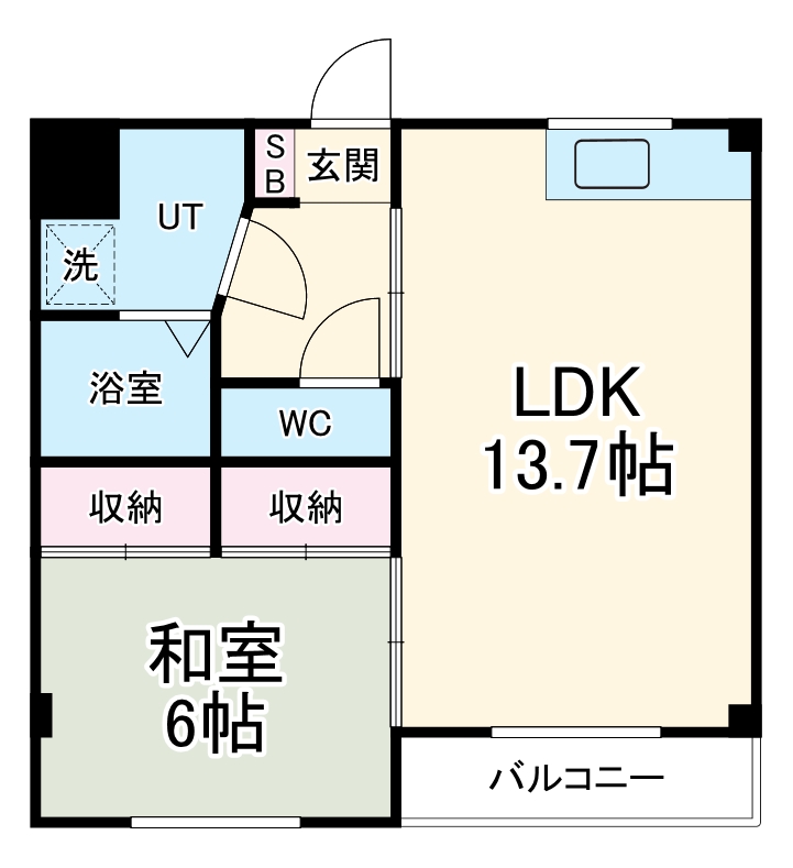 サンジュエールの間取り