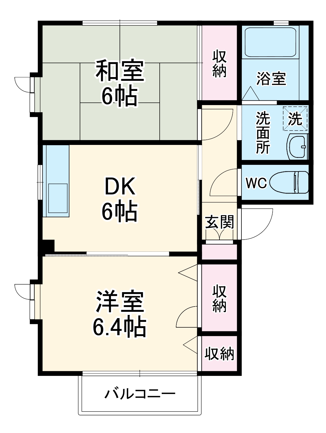 エミグラントAの間取り