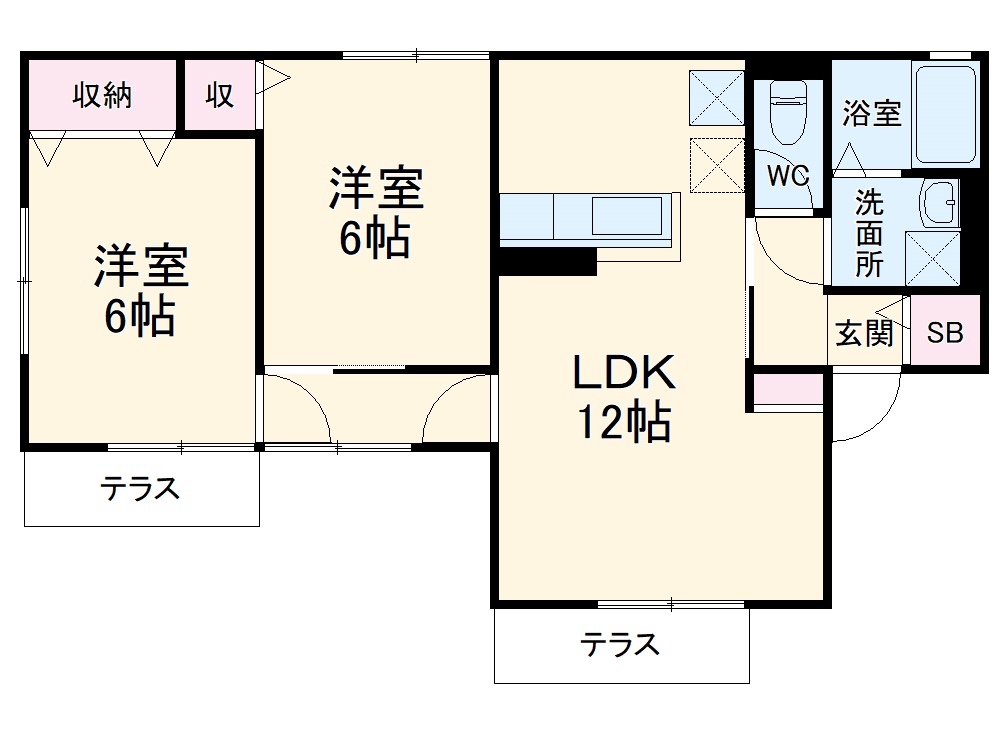 ブルメゾンの間取り