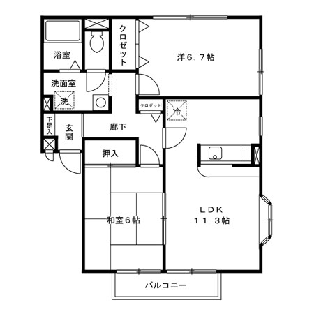 パレアージュ CDEFGの間取り