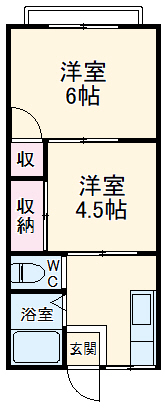 ハイツ土屋の間取り