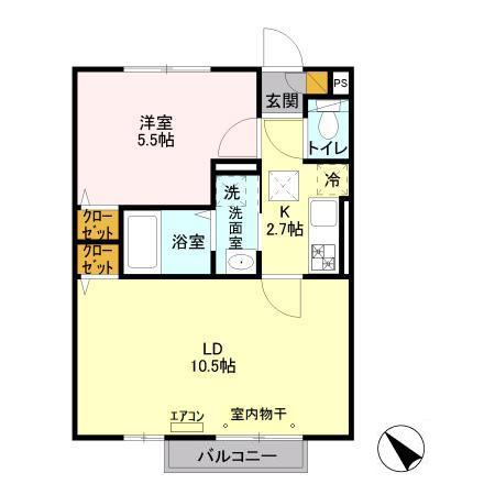 IRマスヤ Bの間取り